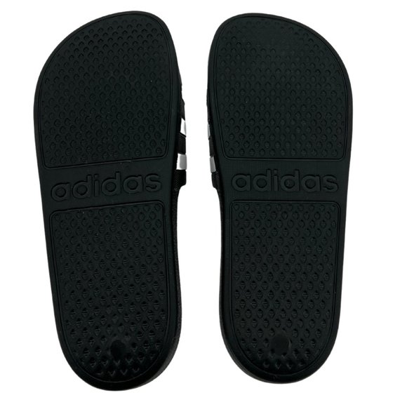 Adidas Unisex Black & White Adilette Aqua Slide / Various Sizes - Picture 5 of 5